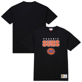 Phoenix Suns Hardwood Classics Throw It Back Premium T-Shirt Black | Mitchell & Ness online