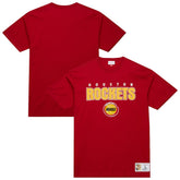 Houston Rockets Hardwood Classics Throw It Back Premium T-Shirt for sale Red | Mitchell & Ness discount