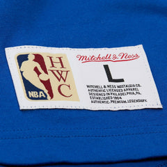 Philadelphia 76ers Hardwood Classics Throw It Back Premium T-Shirt Royal | Mitchell & Ness outlet
