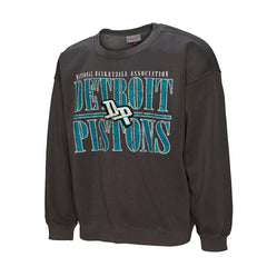 Detroit Pistons NBA Downtown Collection Fleece Sweatshirt for sale Black | Mitchell & Ness online