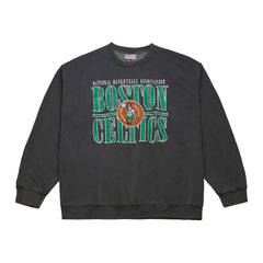 Boston Celtics NBA Downtown Collection Fleece Sweatshirt Black | Mitchell & Ness for sale