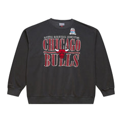 Chicago Bulls NBA Downtown Collection Fleece Sweatshirt for sale Black | Mitchell & Ness for sale