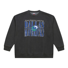Dallas Mavericks NBA Downtown Collection Fleece Sweatshirt for sale Black | Mitchell & Ness US