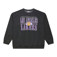 Los Angeles Lakers NBA Downtown Collection Fleece Sweatshirt Black | Mitchell & Ness
