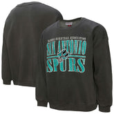 San Antonio Spurs NBA Downtown Collection Fleece Sweatshirt Black | Mitchell & Ness discount