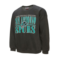 San Antonio Spurs NBA Downtown Collection Fleece Sweatshirt Black | Mitchell & Ness discount
