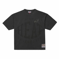 Miami Heat Downtown Collection Premium T-Shirt Black | Mitchell & Ness Lifestyle