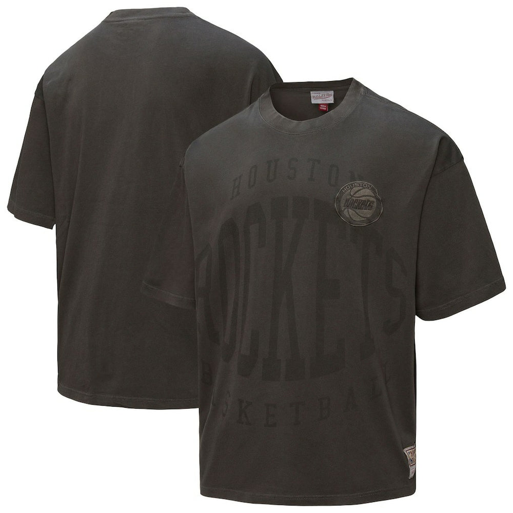 Houston Rockets Downtown Collection Premium T-Shirt for sale Black | Mitchell & Ness Lifestyle