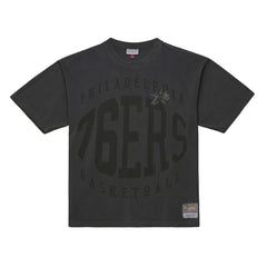 Philadelphia 76ers Downtown Collection Premium T-Shirt Black | Mitchell & Ness for sale