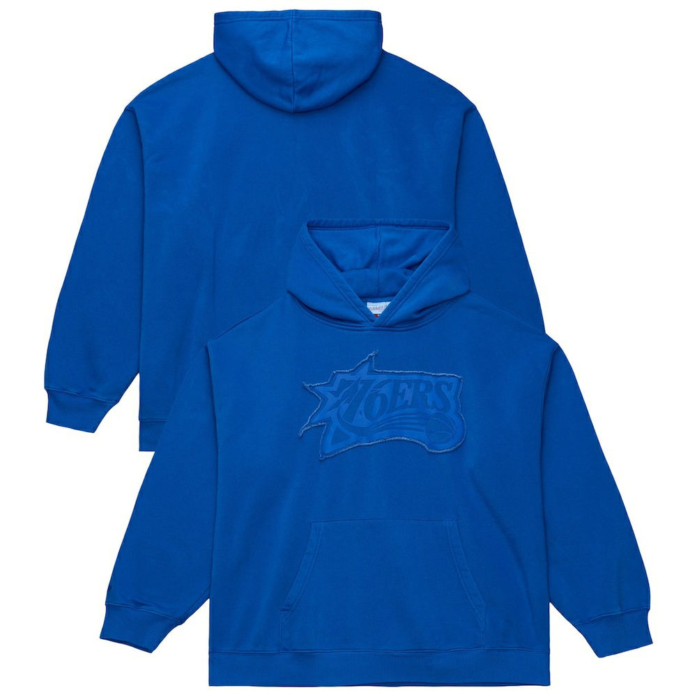 Philadelphia 76ers Downtown Collection Fleece Hoodie Royal | Mitchell & Ness online