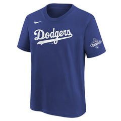 Shohei Ohtani Los Angeles Dodgers Nike Youth 2025 World Series Champions Name & Number T-Shirt - Royal - Nike Online