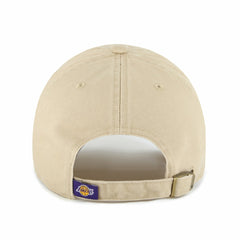 Los Angeles Lakers '47 Logo Clean Up Adjustable Hat Khaki | 47 brand US