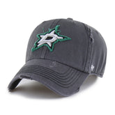 Dallas Stars '47 Weathered Clean Up Adjustable Hat - Charcoal - NHL 203536499
