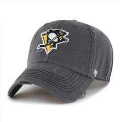 Pittsburgh Penguins '47 Weathered Clean Up Adjustable Hat - Charcoal - NHL 203536508