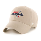 Washington Capitals '47 Logo Clean Up Adjustable Hat - Khaki - NHL 203536509