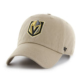 Vegas Golden Knights '47 Logo Clean Up Adjustable Hat - Khaki - NHL 203536520