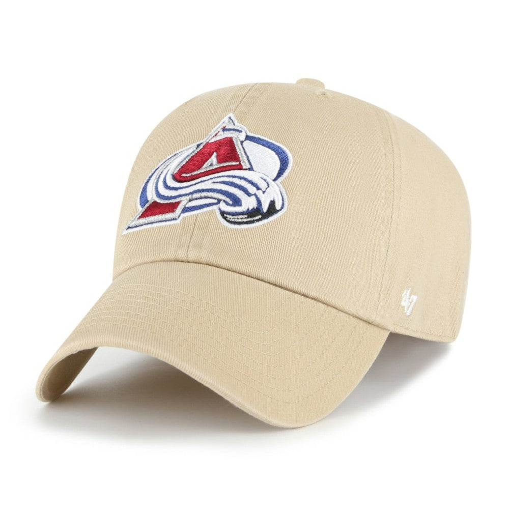 Colorado Avalanche '47 Logo Clean Up Adjustable Hat - Khaki - NHL 203536524