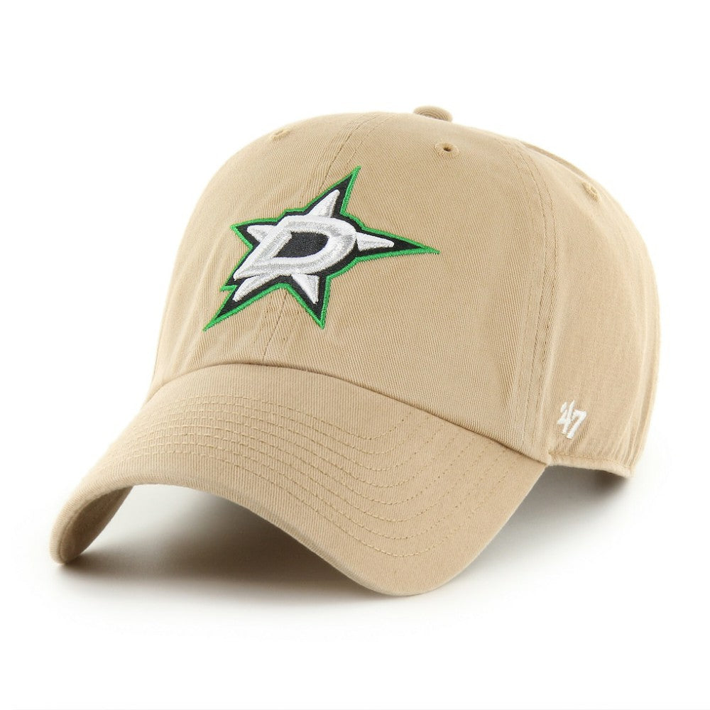 Dallas Stars '47 Logo Clean Up Adjustable Hat - Khaki - NHL 203536526