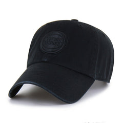 Detroit Pistons '47 Black on Black Clean Up Adjustable Hat | 47 brand