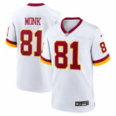 Nike Art Monk Washington Commanders Alternate 2 Super Bowl Era Game Jersey White