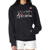 Carolina Hurricanes G-III 4Her by Carl Banks Shadow Logo Fleece Pullover Hoodie - Black - NHL 203538753