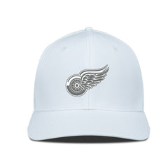 Detroit Red Wings Levelwear Rise Slate & Snow Structured Flex Hat - White - NHL 203538978