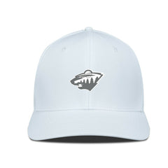 Minnesota Wild Levelwear Rise Slate & Snow Structured Flex Hat - White - NHL 203539002