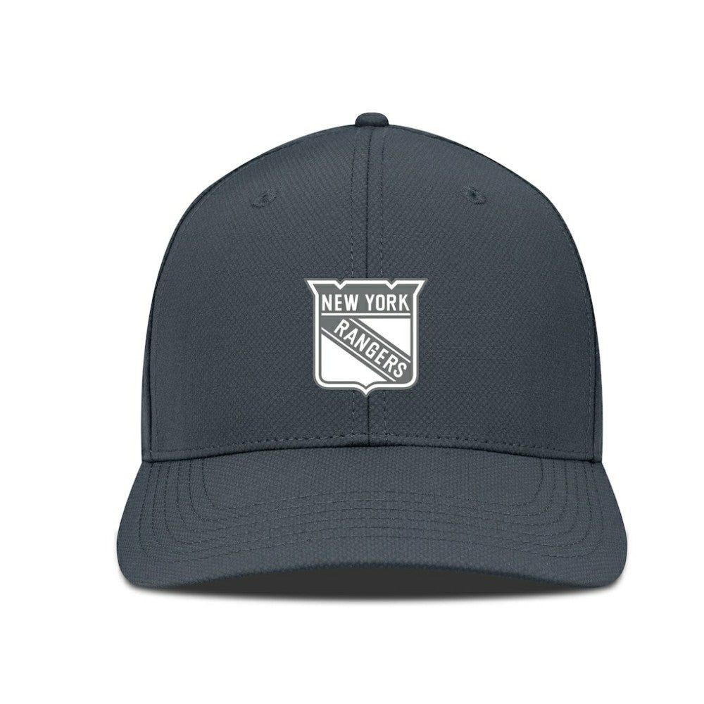 New York Rangers Levelwear Rise Slate & Snow Structured Flex Hat - Charcoal - NHL 203539017