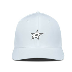 Dallas Stars Levelwear Rise Slate & Snow Structured Flex Hat - White - NHL 203539036