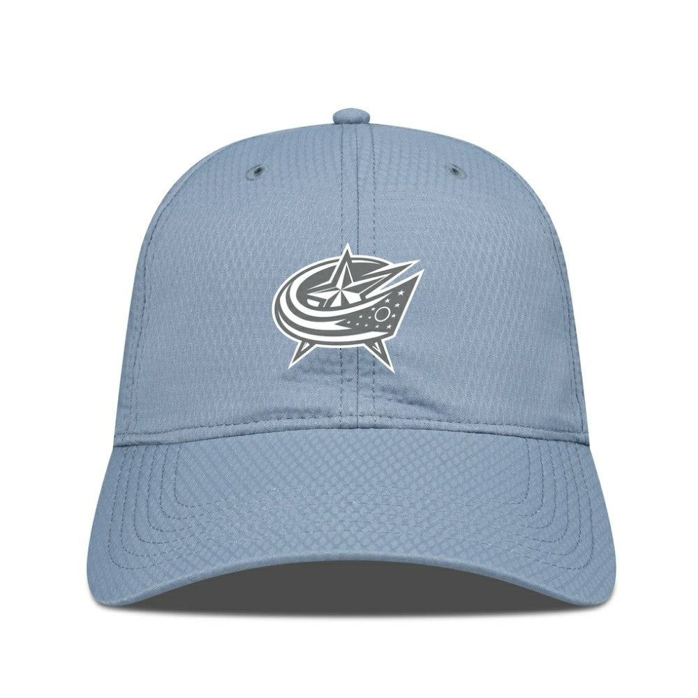 Columbus Blue Jackets Levelwear Matrix Slate & Snow Unstructured Adjustable Hat - Blue - NHL 203539051