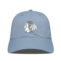 Chicago Blackhawks Levelwear Matrix Slate & Snow Unstructured Adjustable Hat - Blue - NHL 203539052