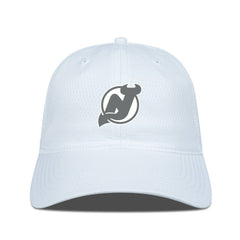 New Jersey Devils Levelwear Matrix Slate & Snow Unstructured Adjustable Hat - White - NHL 203539063