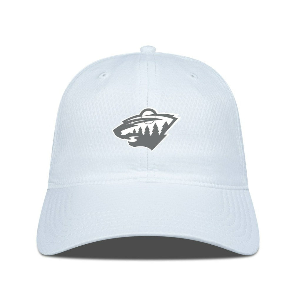 Minnesota Wild Levelwear Matrix Slate & Snow Unstructured Adjustable Hat - White - NHL 203539071