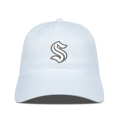 Seattle Kraken Levelwear Matrix Slate & Snow Unstructured Adjustable Hat - White - NHL 203539078