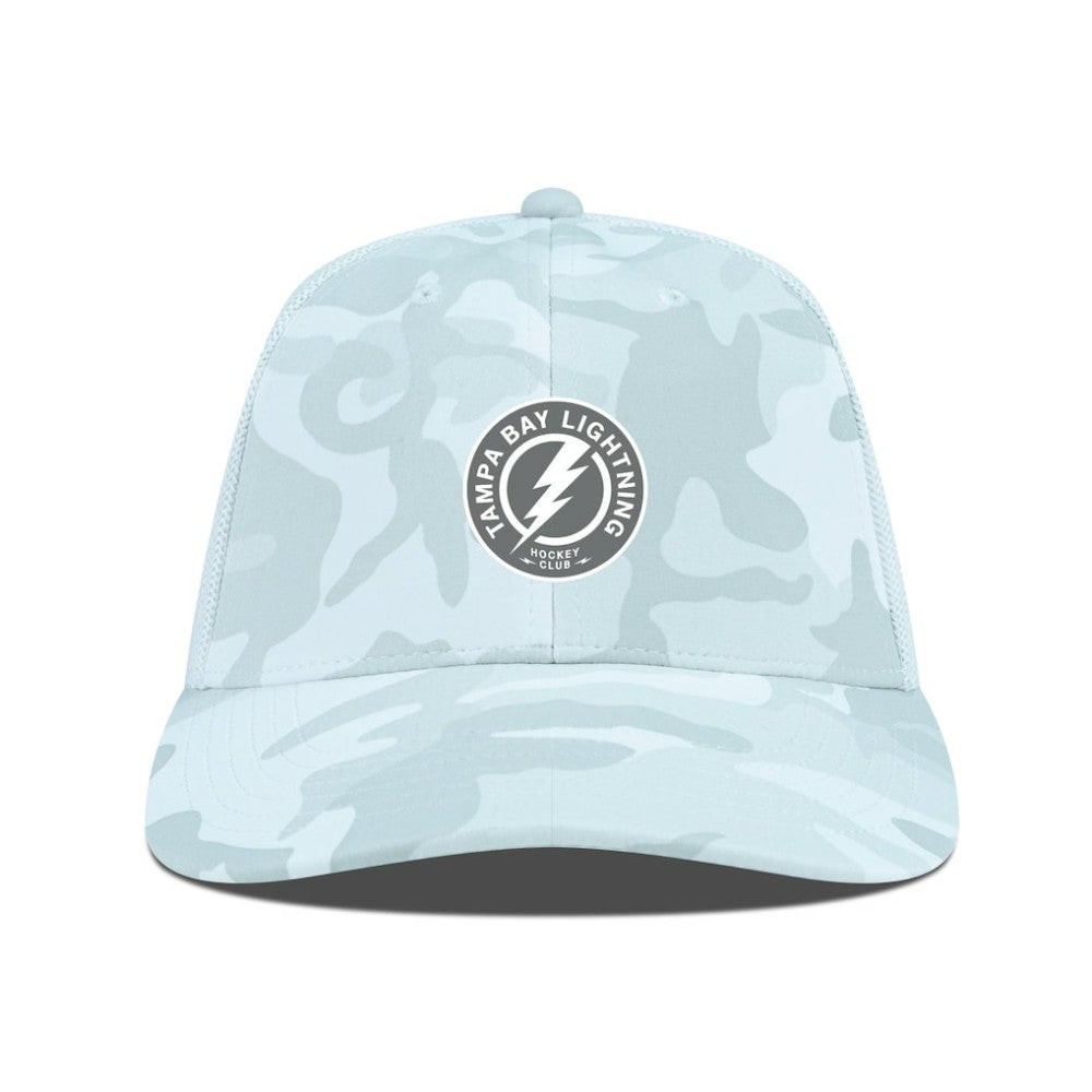 Tampa Bay Lightning Levelwear Clash Slate & Snow Meshback Flex Hat - Camo - NHL 203539108