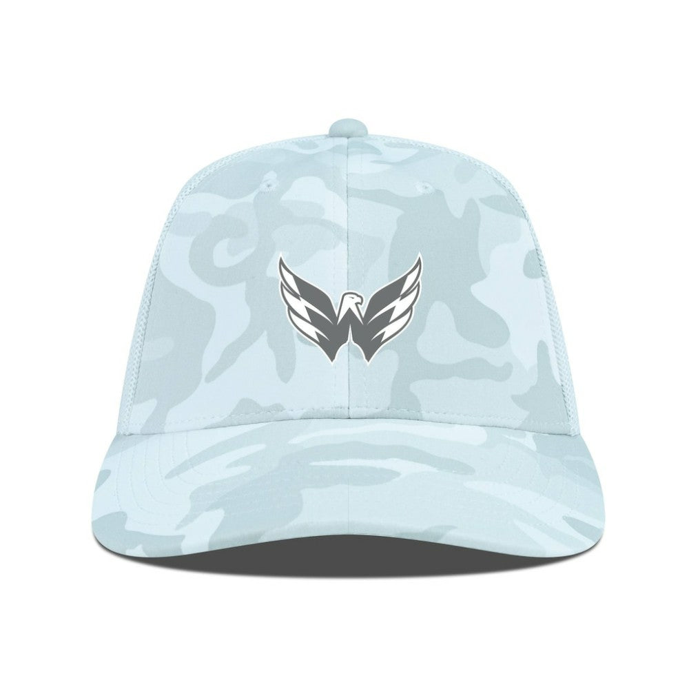 Washington Capitals Levelwear Clash Slate & Snow Meshback Flex Hat - Camo - NHL 203539114