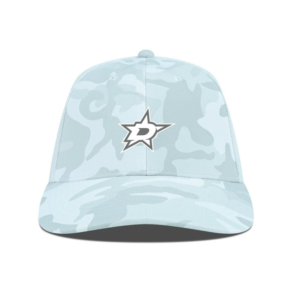 Dallas Stars Levelwear Clash Slate & Snow Meshback Flex Hat - Camo - NHL 203539118