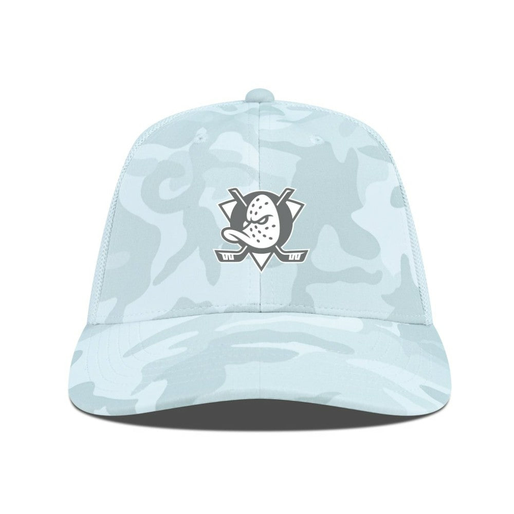 Anaheim Ducks Levelwear Clash Slate & Snow Meshback Flex Hat - Camo - NHL 203539122