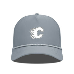Calgary Flames Levelwear Gordon Slate & Snow Rope Adjustable Hat - Gray - NHL 203539134