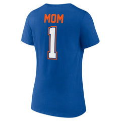 New York Islanders Women's Mother's Day V-Neck T-Shirt - Royal - NHL 203555653