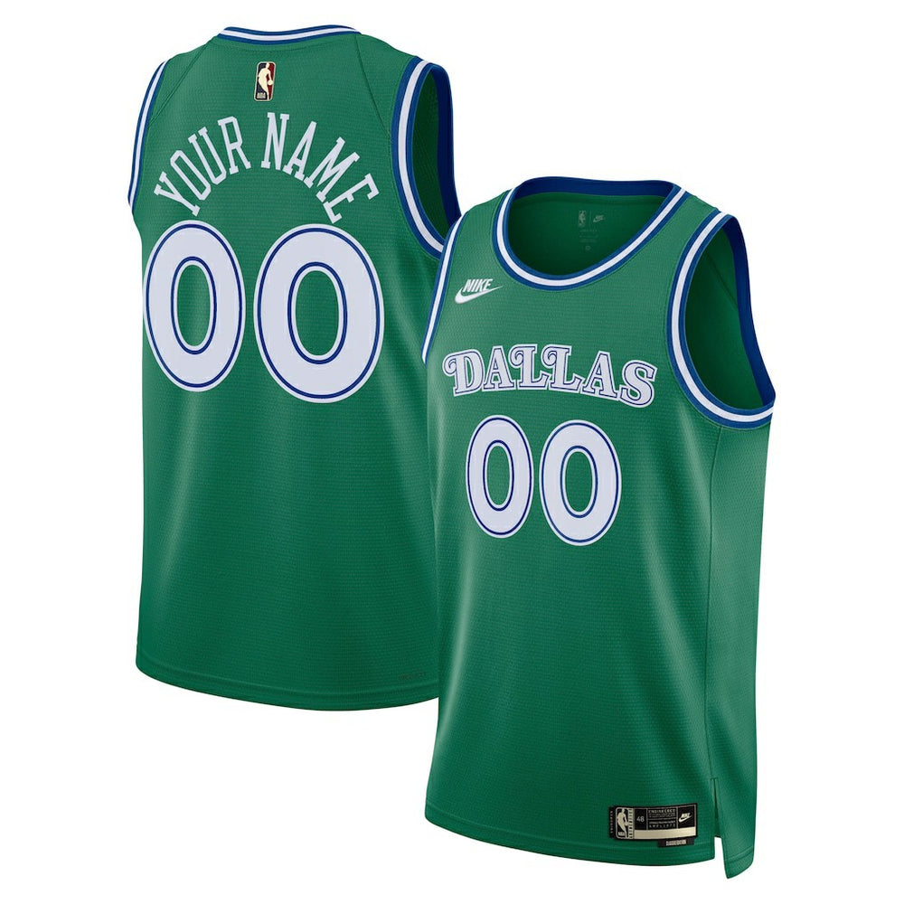 Dallas Mavericks Unisex Swingman Custom Jersey for sale Classic Editi- Green | Nike online
