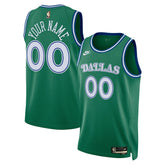 Dallas Mavericks Unisex Swingman Custom Jersey for sale Classic Editi- Green | Nike online