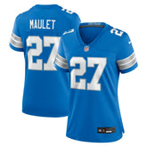Nike Arthur Maulet Detroit Lions Women's Team Game Jersey Blue