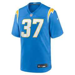 Nike Isas Waxter Los Angeles Chargers Team Game Jersey Powder Blue