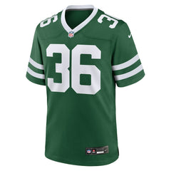 Nike Khalil Herbert New York Jets Team Game Jersey Legacy Green