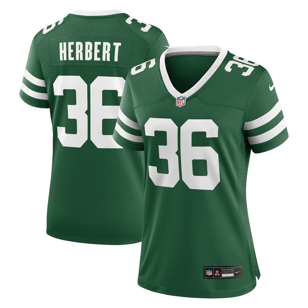 Nike Khalil Herbert New York Jets Women's Team Game Jersey Legacy Green