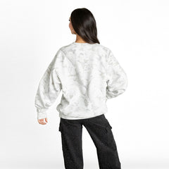 Denver Broncos Gameday Couture Women's Whiteout Oversized Premium Fleece Sweatshirt Arctic Camo