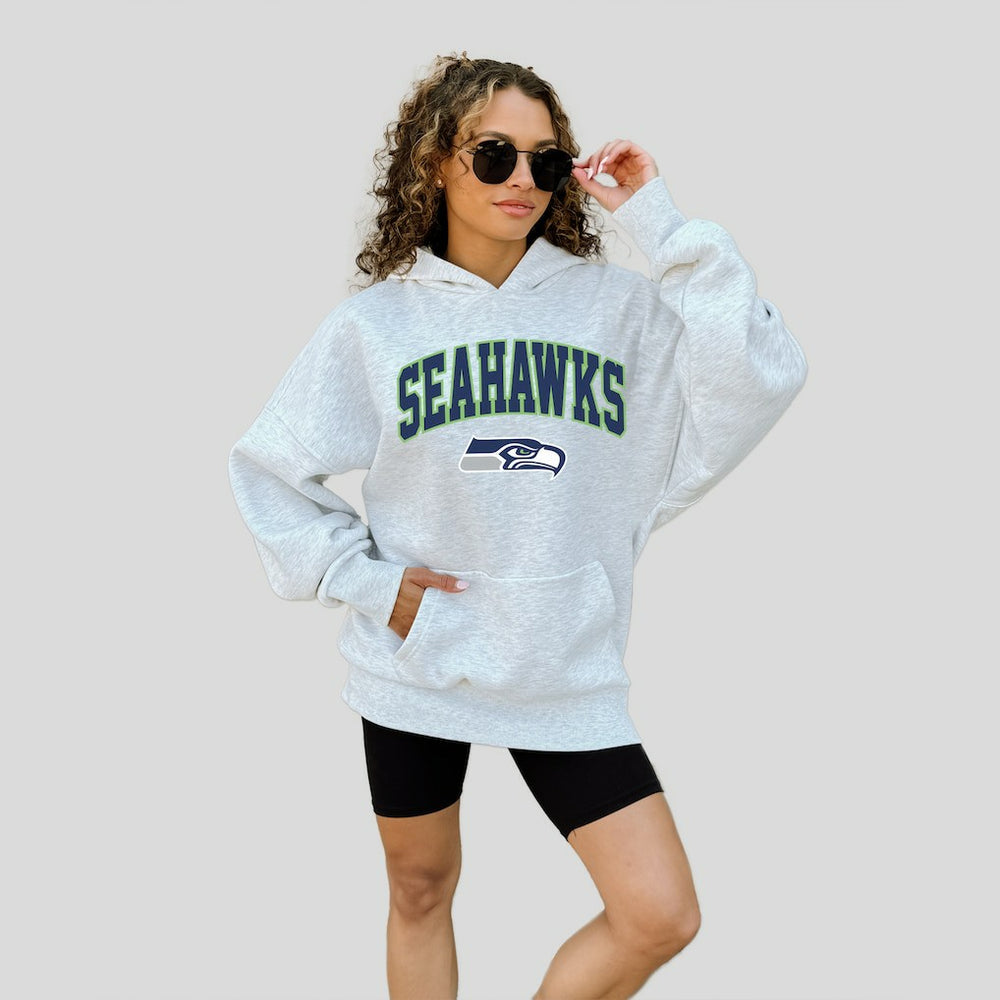 Seattle Seahawks Gameday Couture Women's Fan Edition Premium Weight Hoodie Ash