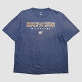 Milwaukee Brewers Lee Apparel 2007 T-Shirt - Navy - 2XVintage - Fanatics Discount
