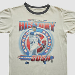 Chicago Cubs Starter 1996 T-Shirt - White - Vintage - Fanatics Online
